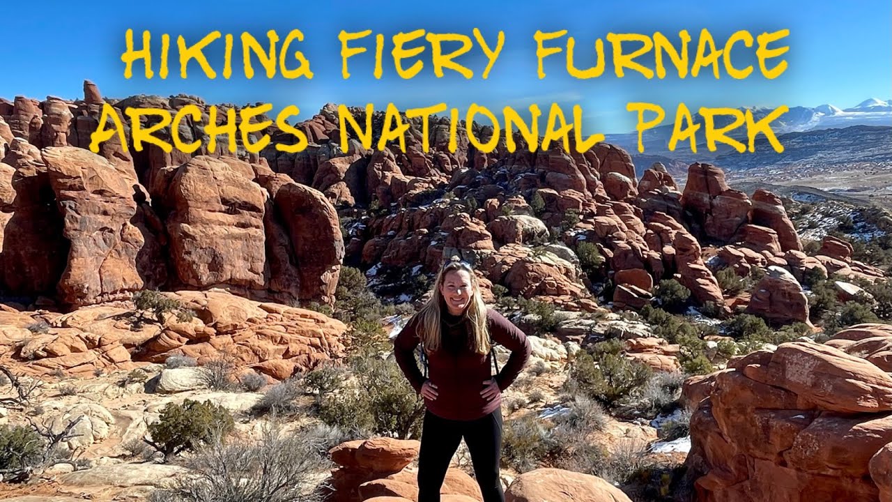 Hiking Fiery Furnace in Arches National Park
