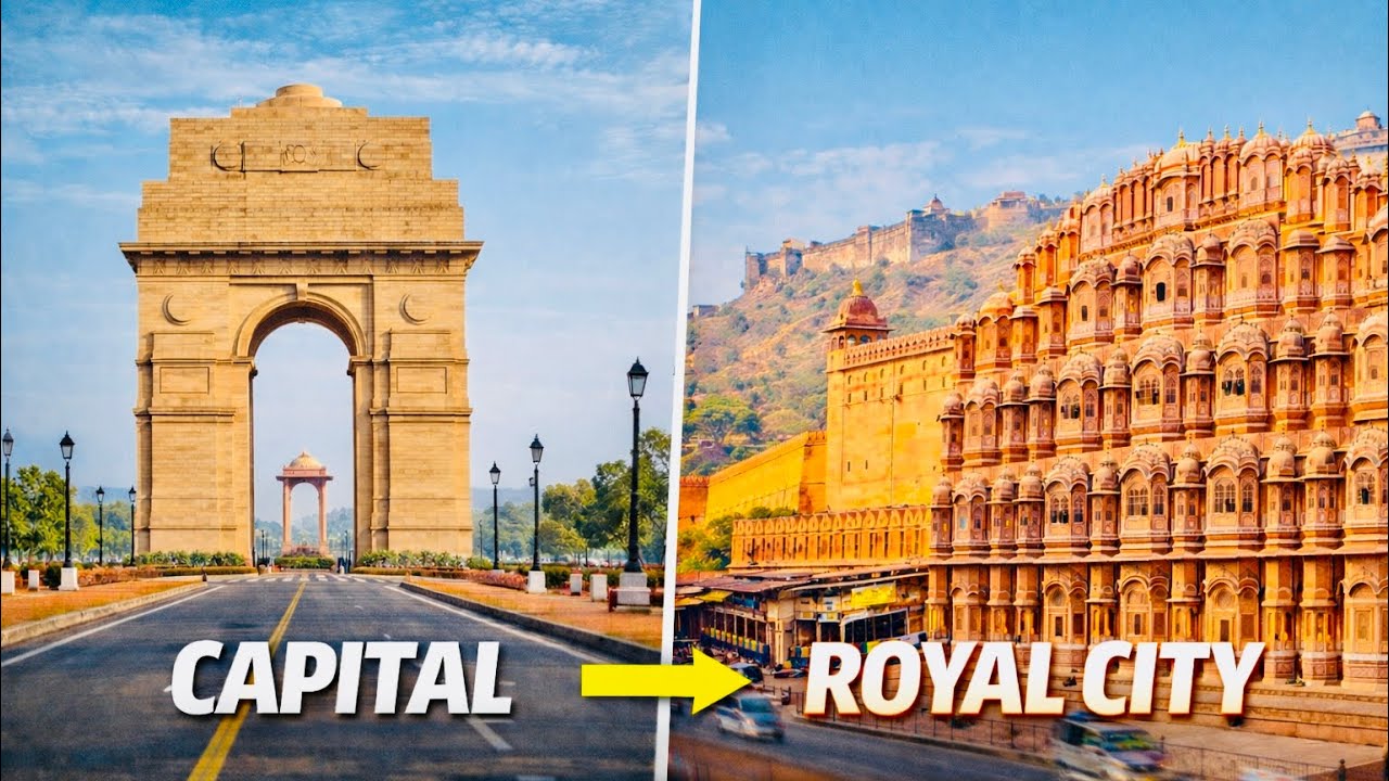 (Part1 ).Hum to chale Jaipur .✨❤️😁 Hawa mahal dekhne ..❤️✨