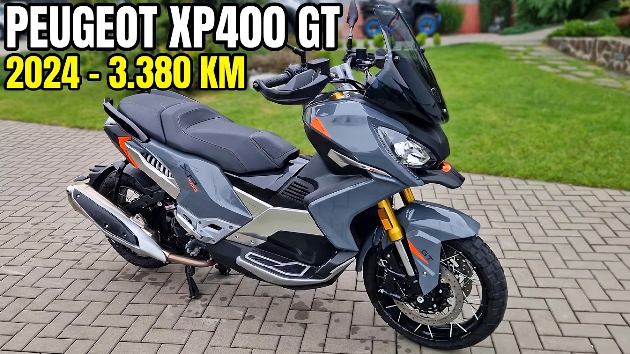 Peugeot XP400 GT - Shark Grey model 2024 pouze 3.380 km na prodej