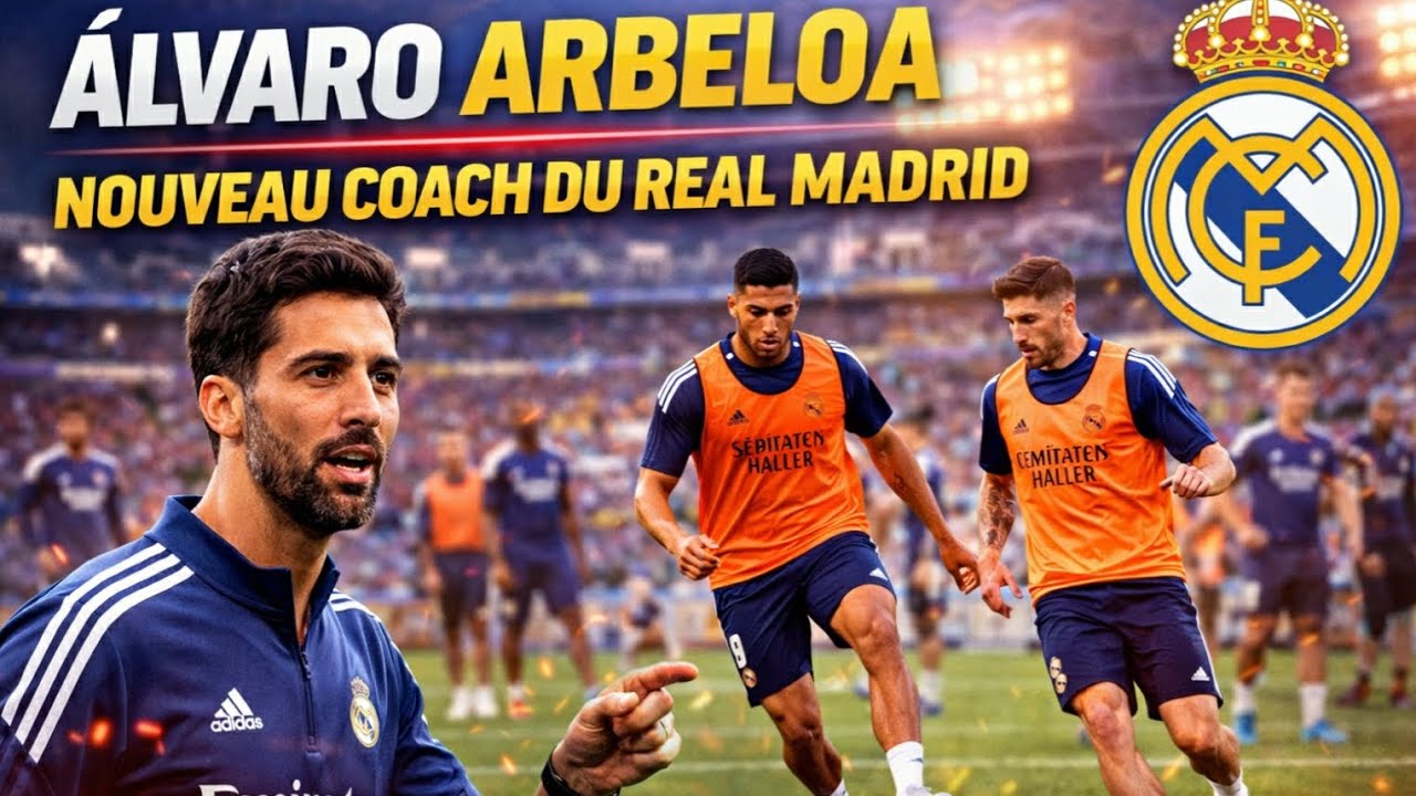 ARBELOA NEW REAL MADRID HEAD COACH FIRT ENTERTAINMENT 
