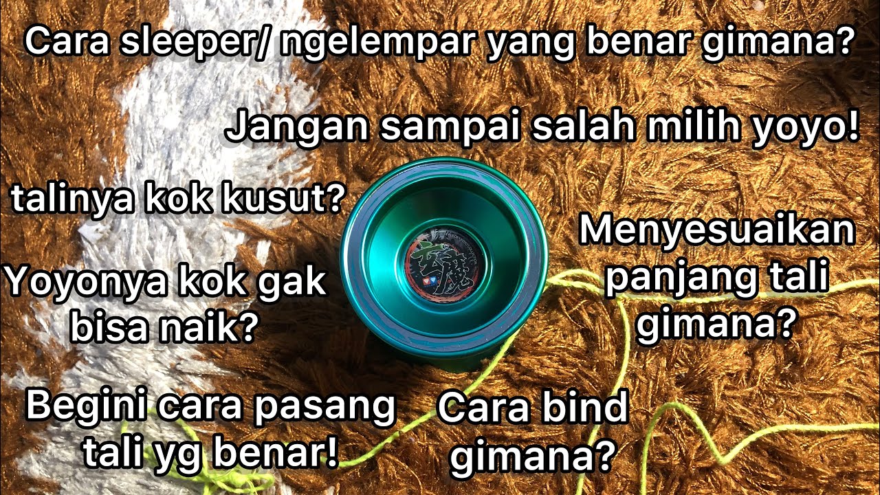 Dasar-Dasar Bermain Yoyo - Pemula wajib nonton!!! - Santutorial Part 1 (Dasar-Dasar Yoyo)