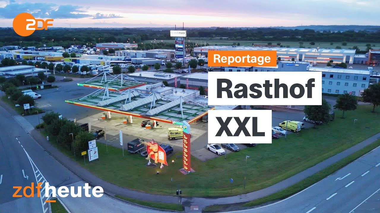 Urlauber, Trucker und Co. - Unterwegs auf dem XXL-Autohof | ZDF.reportage