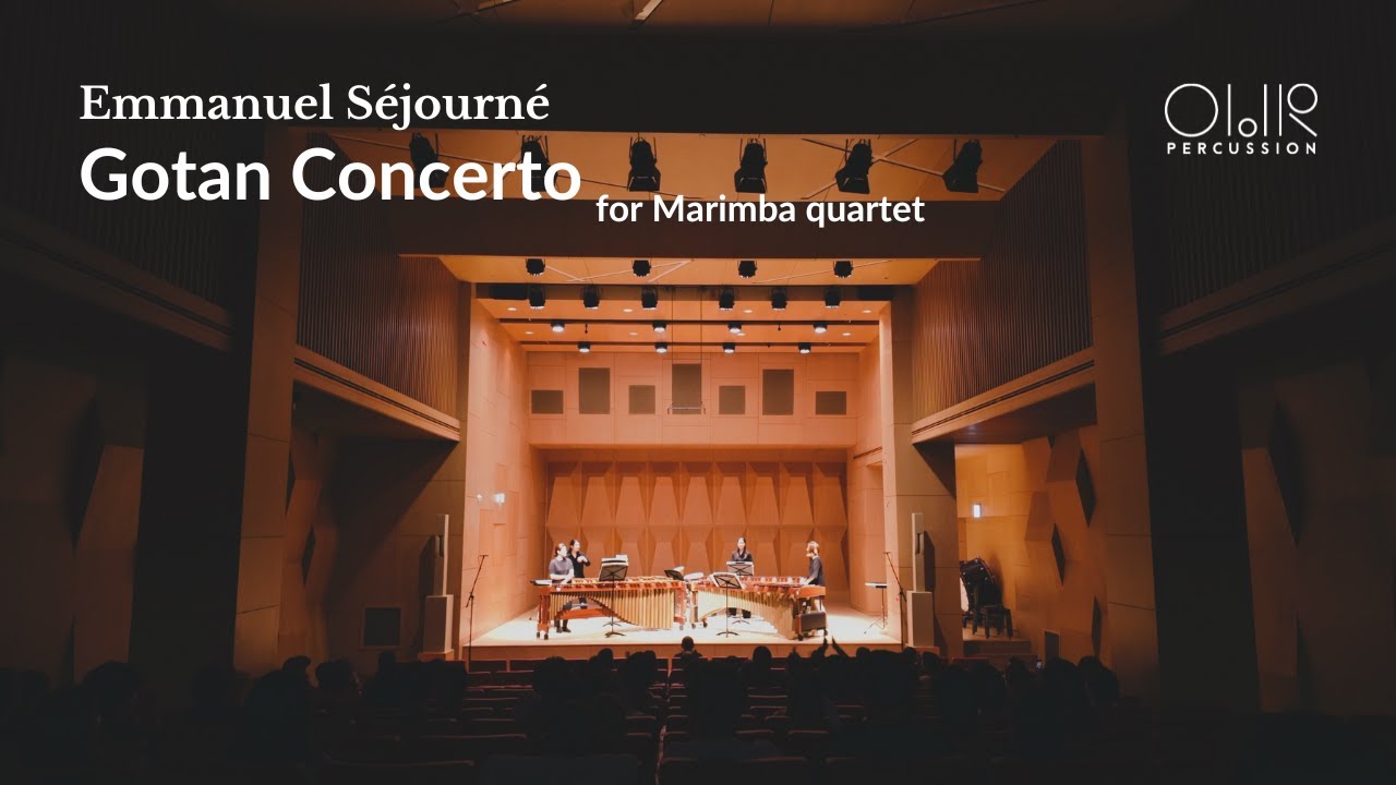 Gotan Concerto by Emmanuel Séjourné (Marimba quartet)