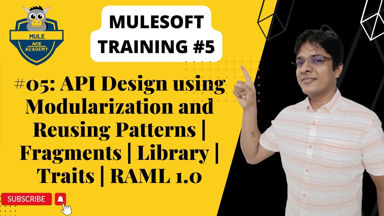 #05: API Design using Modularization and Reusing Patterns | Fragments | Library | Traits | RAML 1.0