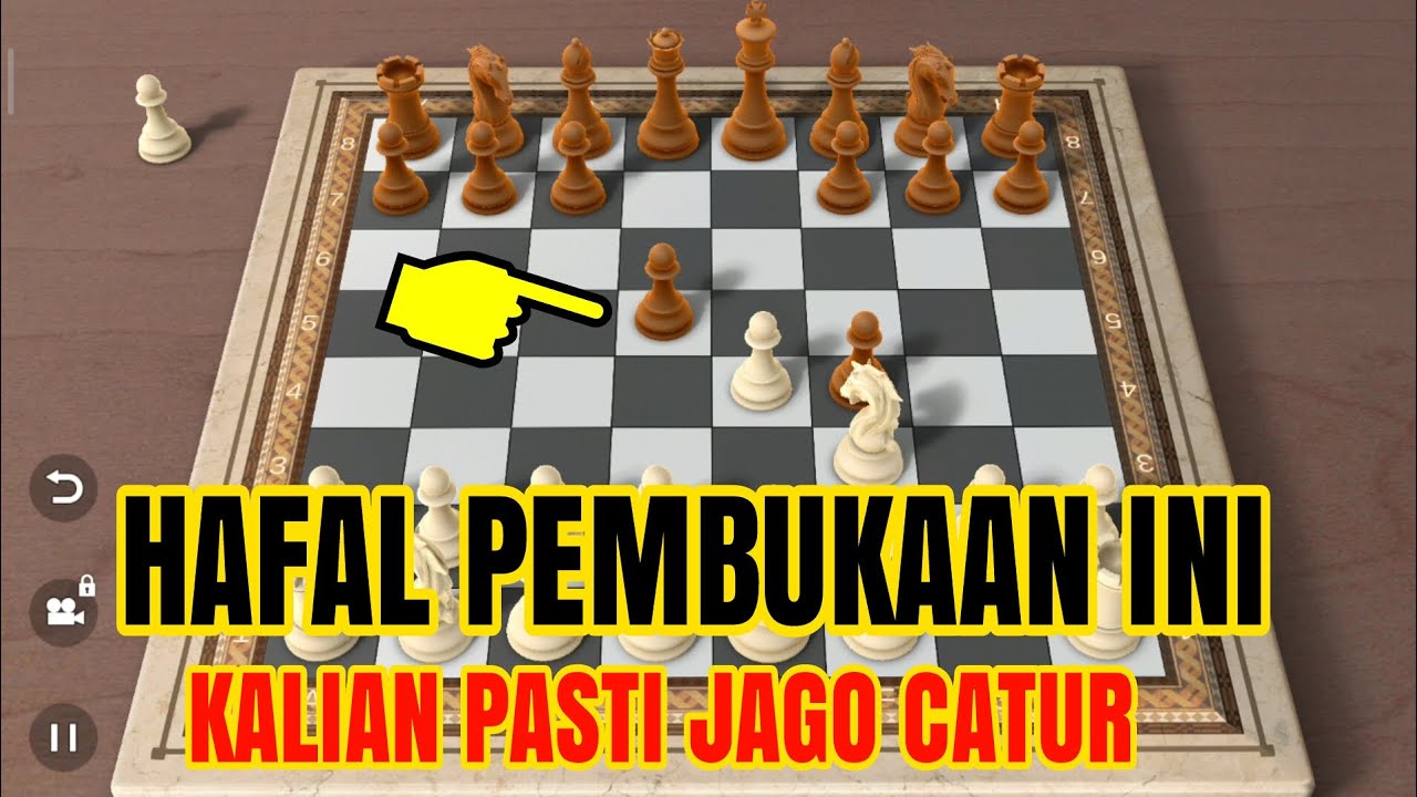 4 Variasi serangan catur putih dalam pembuatan Kings Gambit abazhia defence