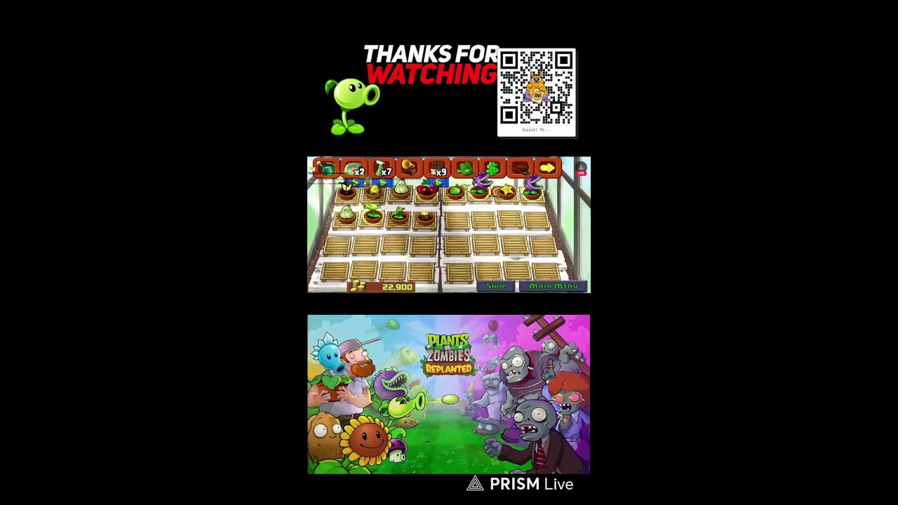 Live Game Plant Vs Zombie #gamming