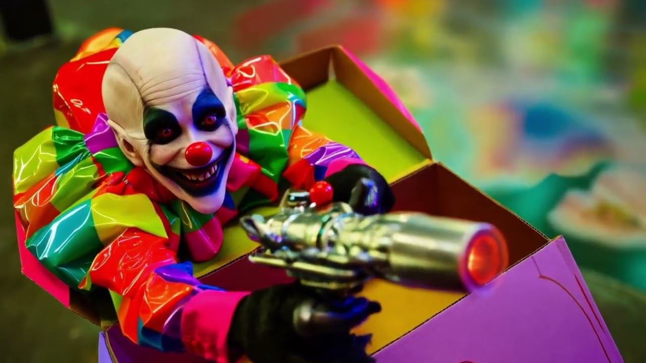 Killer Klowns From Outer Space AI 2025 Re-Imagined 80s Horror Movie Music Video