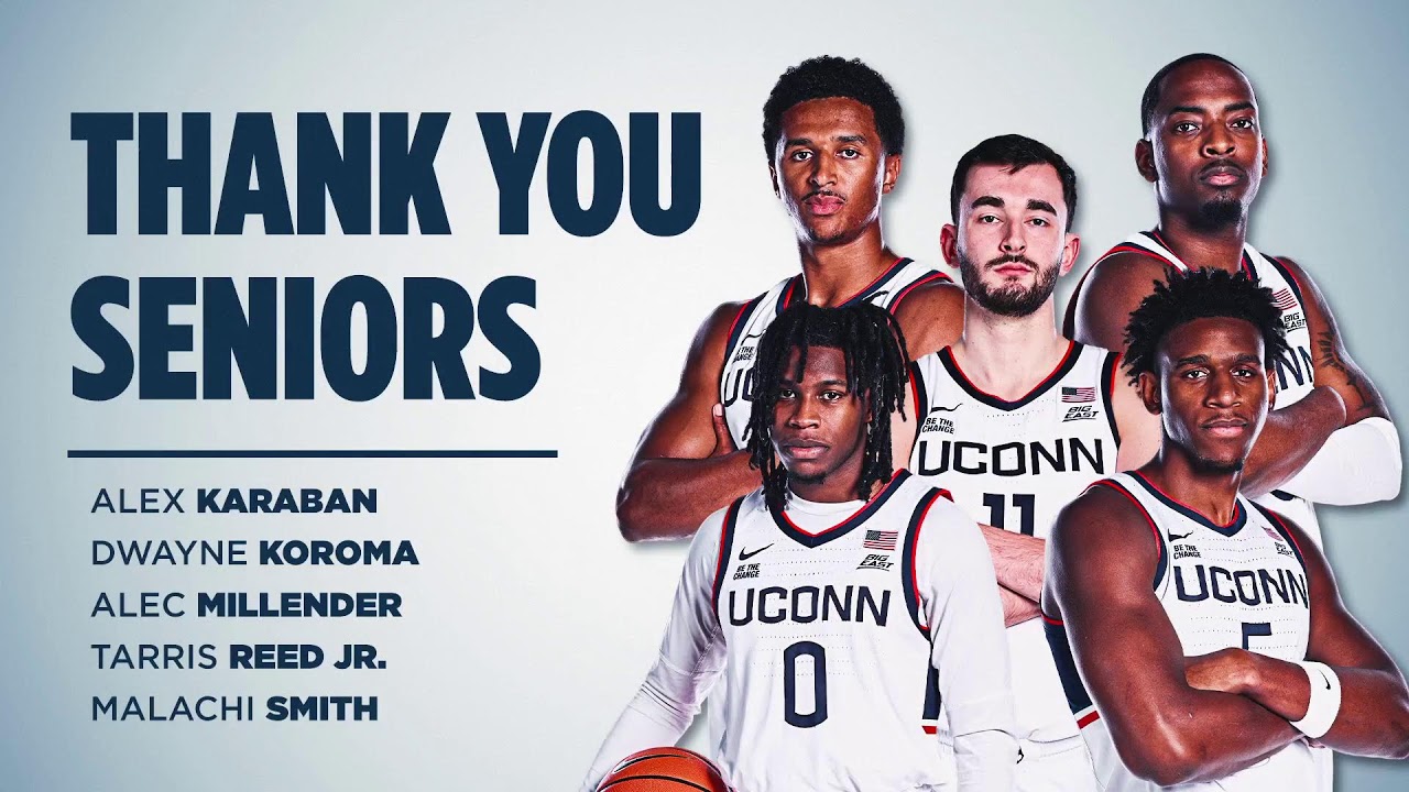 UConn Men's Basketball 2026 Senior Day Ceremony