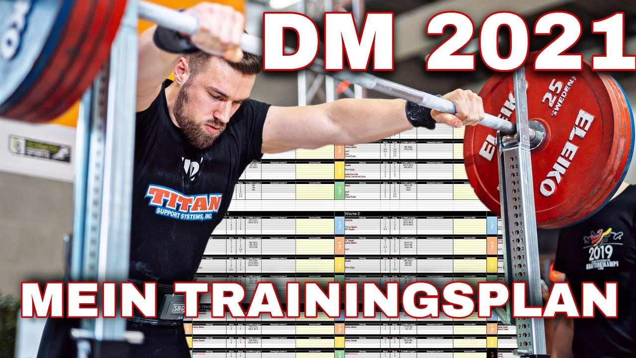 Mein Trainingsplan + Prep Woche 1 zur DEUTSCHEN MEISTERSCHAFT! 🔥👀