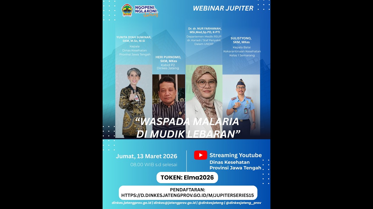 Live! Webinar JUPITER Series 15, 
