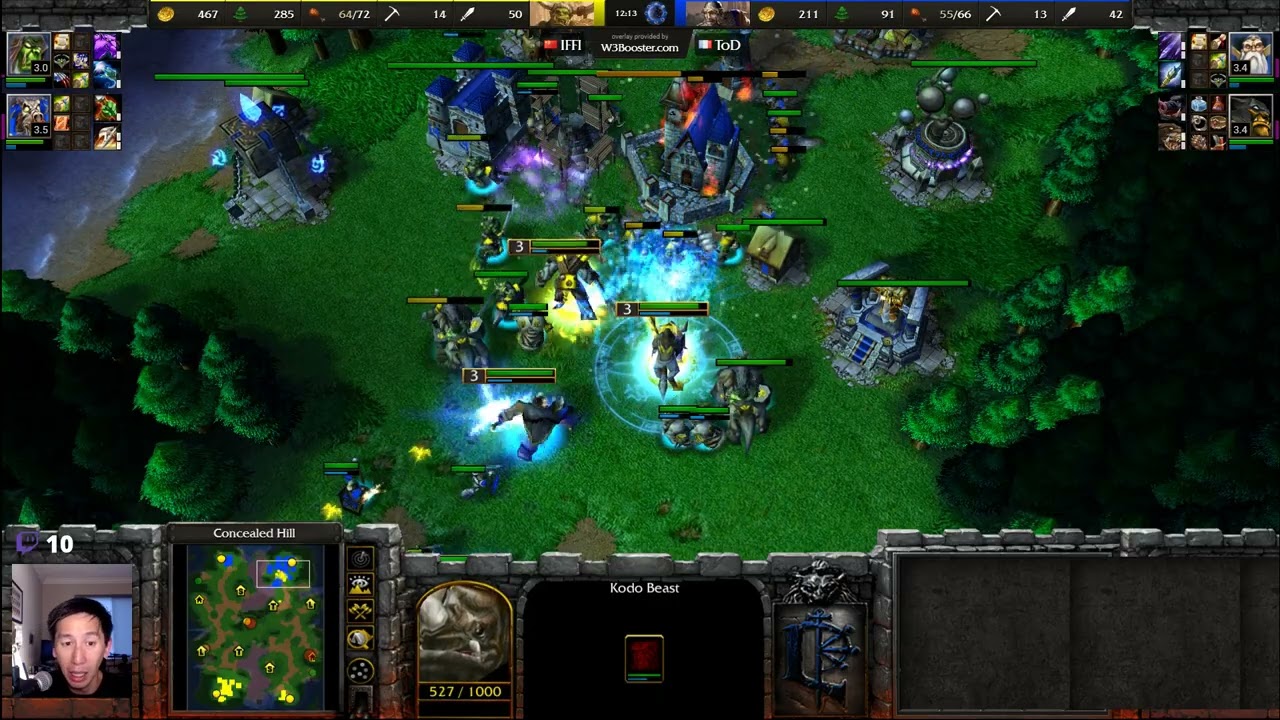ToD (HU) vs Infi (ORC) - Recommended - TeD Cup 14 -  WarCraft 3 - WC3687