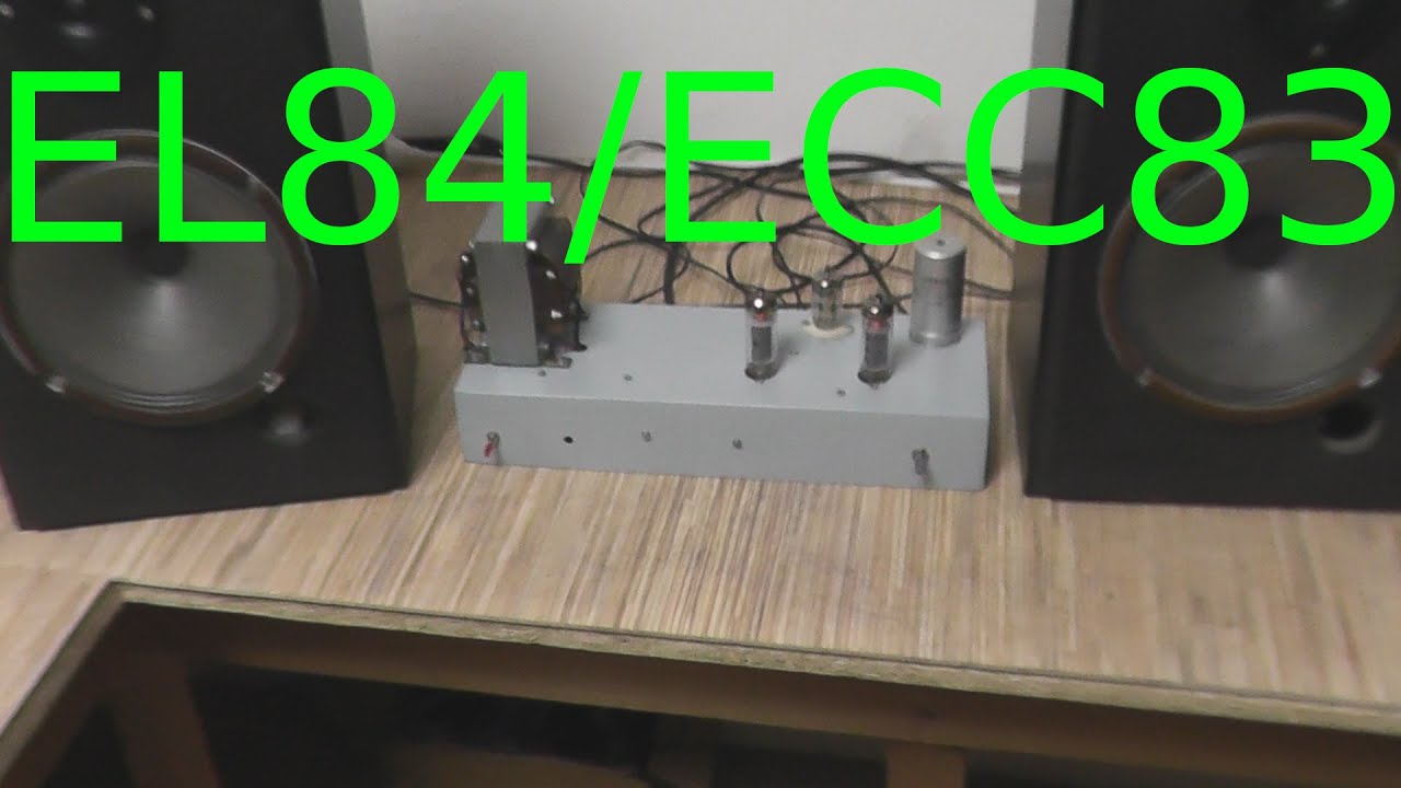 Elektronkový zesilovač s EL84 a ECC83