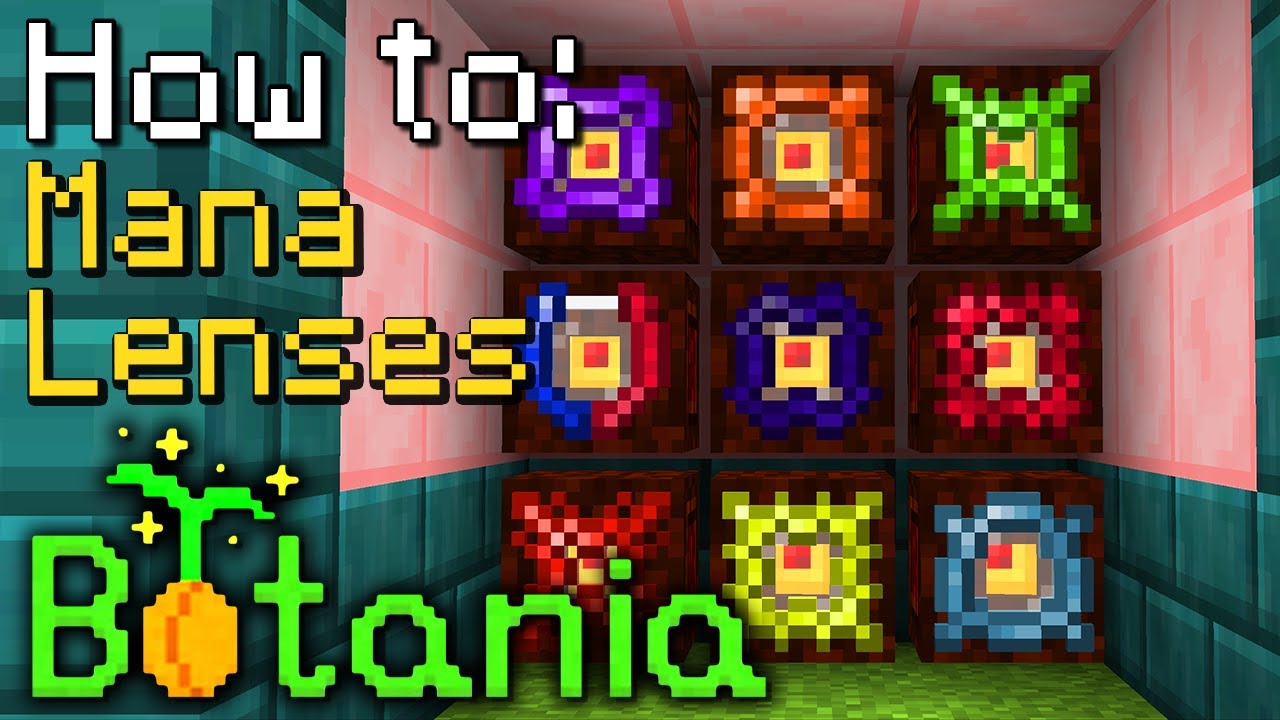 Как: Botania | Линзы маны (Minecraft 1.16.5)
