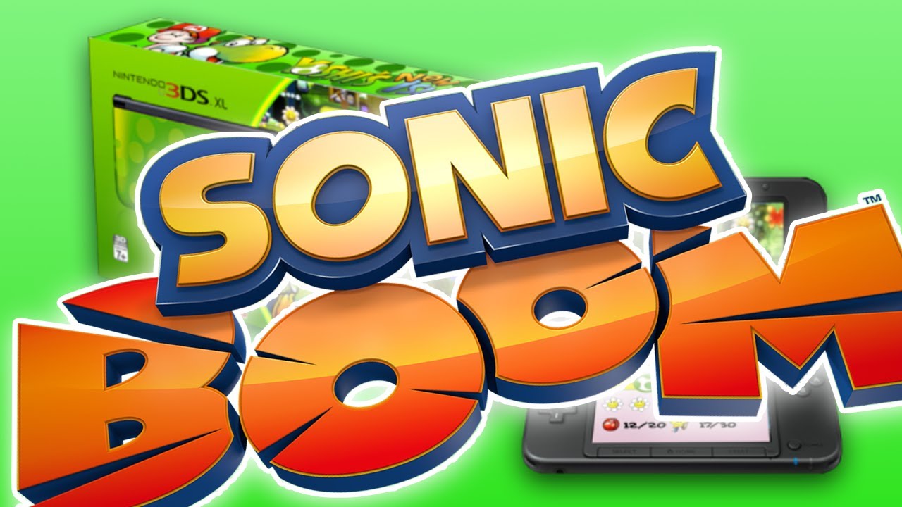 Sonic Boom for 3DS & Wii U + Yoshi's New Island 3DS XL Bundle