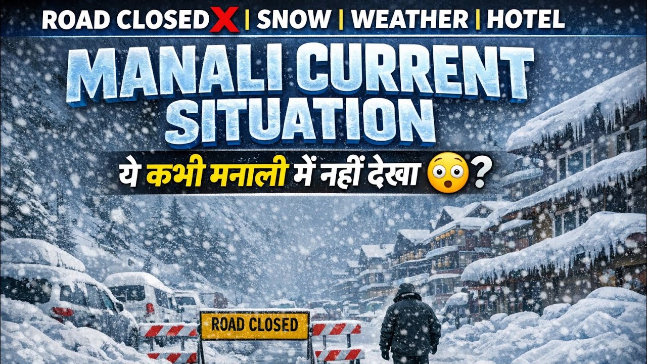 Manali current situation update on 19 March | Manali snowfall today |weather | Solang valley