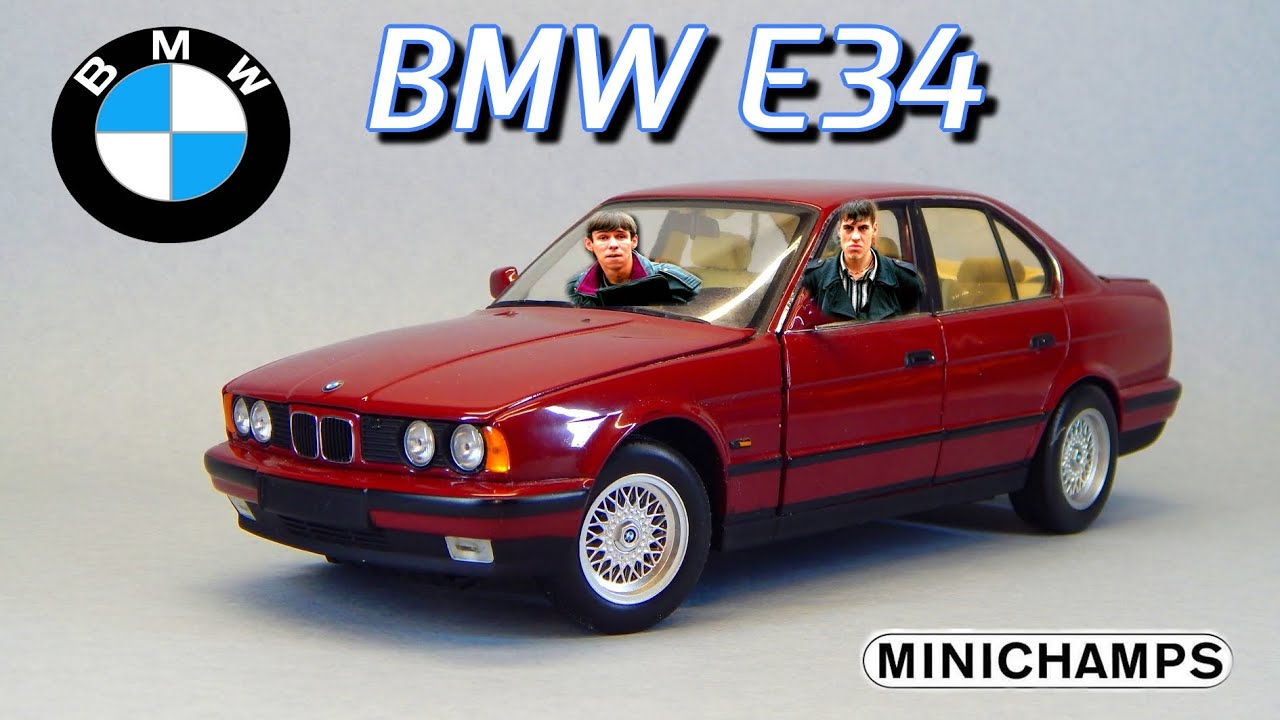 ПРИВЕТ ИЗ 90-Х BMW E34 Minichamps | Жмурки | Бумер | Обзор масштабной модели 1:18