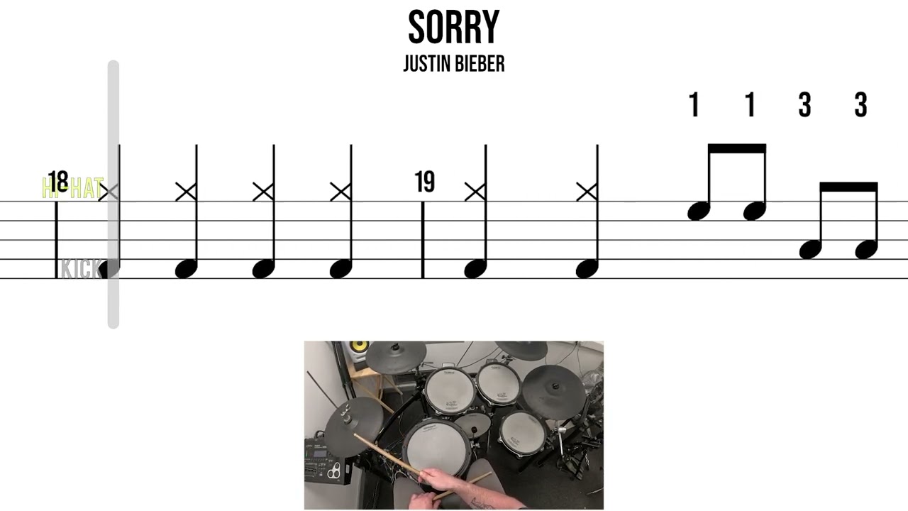 Извините, Джастин Бибер🥁 Средняя версия для начинающих