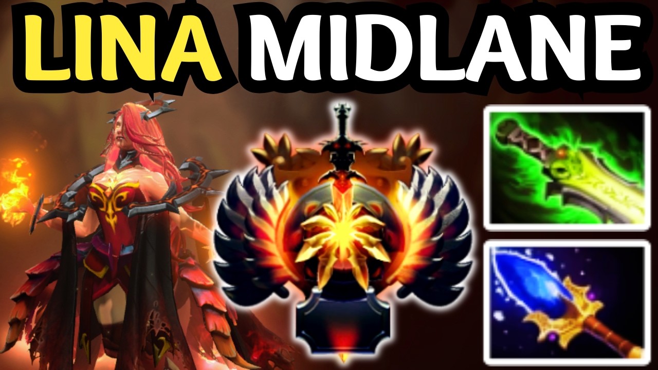 🔥 LINA MID MAGIC BUILD IS META ?! BURST DAMAGE | DOTA 2 🔥