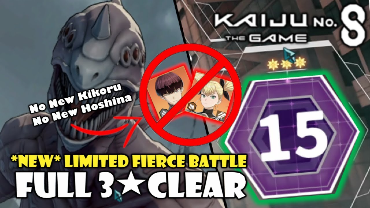 *НОВИНКА* Ограниченная версия Fierce Battle Full 3⭐Clear | Самый сложный контент в Kaiju No. 8 Th...