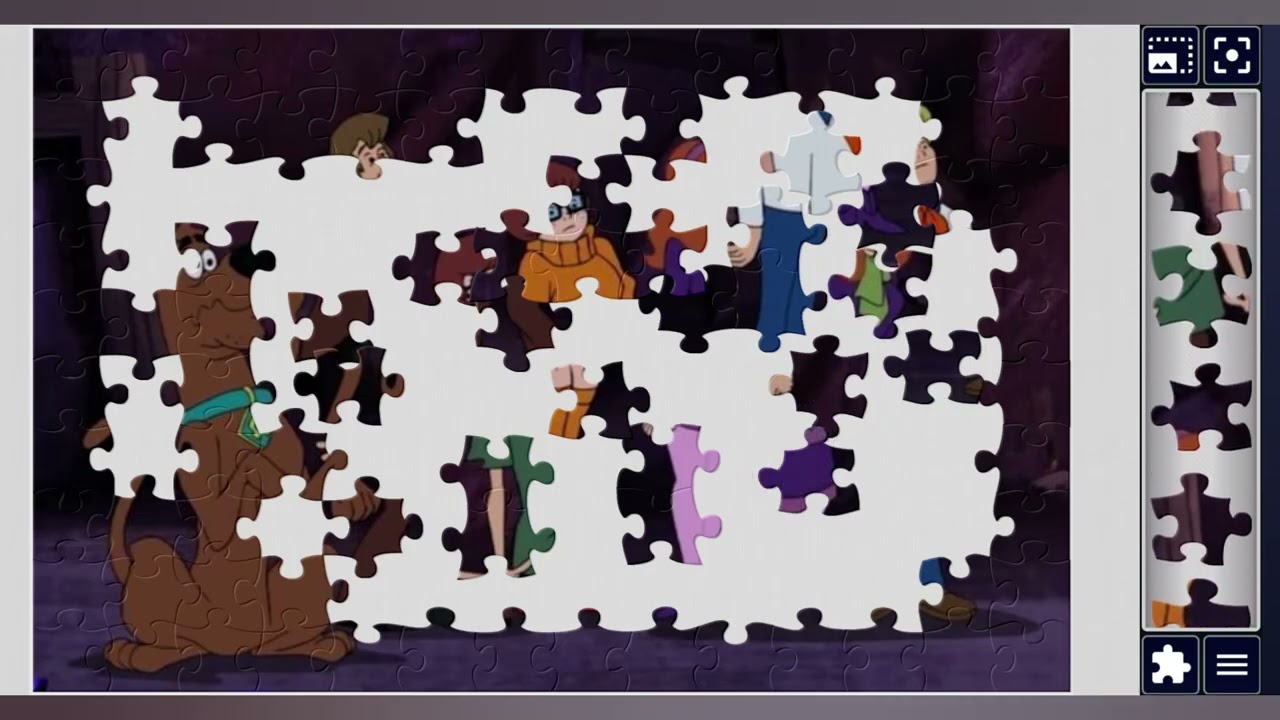 The Mystery Gang:Scooby-Dooby-Doo👭🧑‍🤝‍🧑🐕👀✨️🪄//jigsaw puzzles🧩//jigsaw puzzles journey🧩//puzzlesArt//