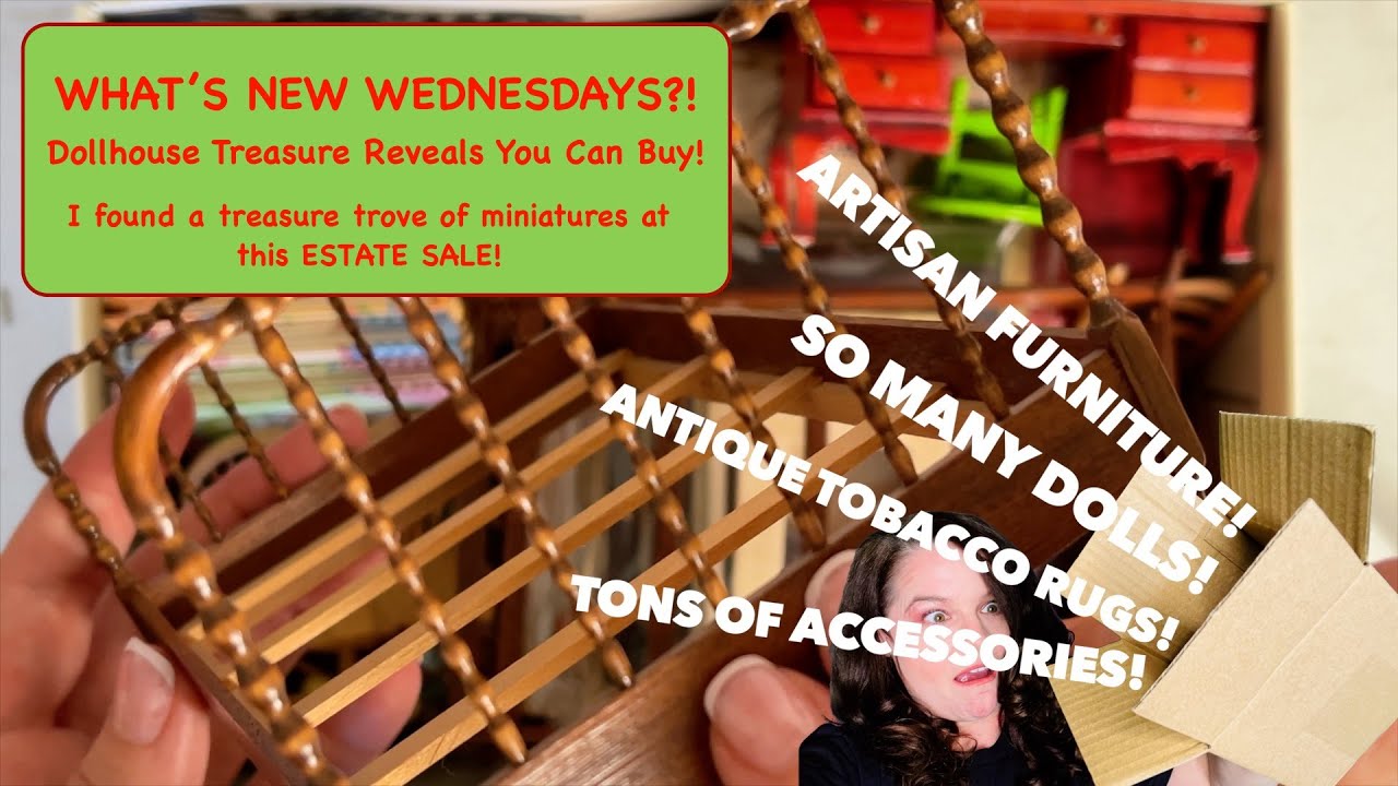 Dollhouse Miniatures ESTATE SALE FINDS that you can buy!