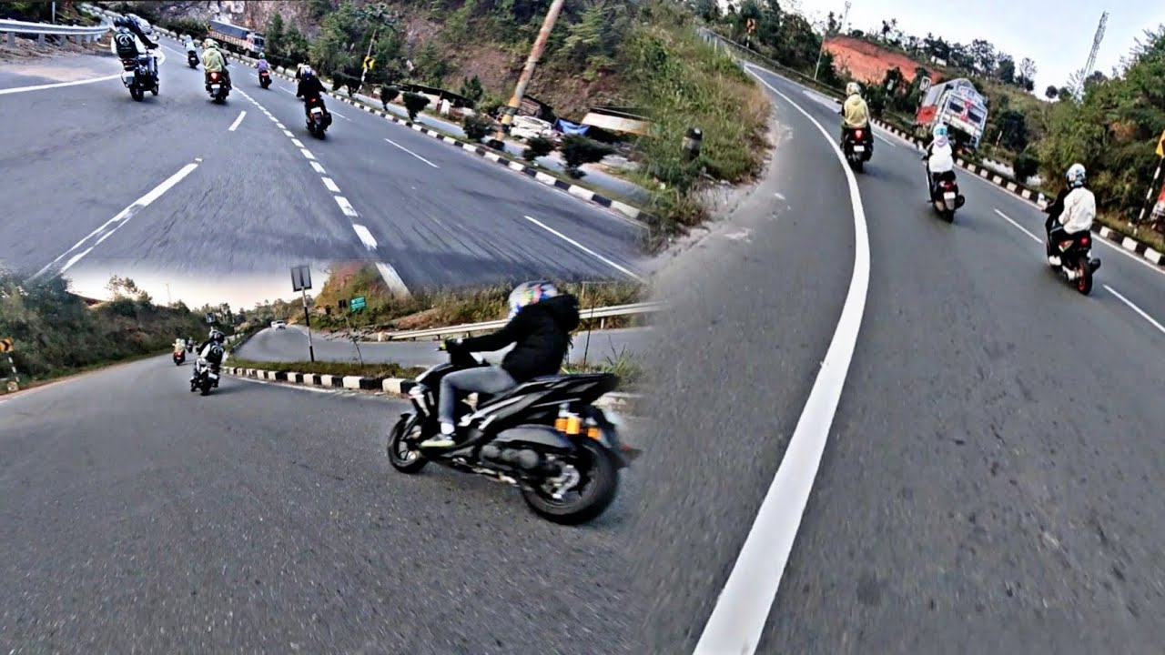 Discipline Ride Towards Beautiful Shillong Street's🚀 | Crazy Gang😨 | @ml05guy