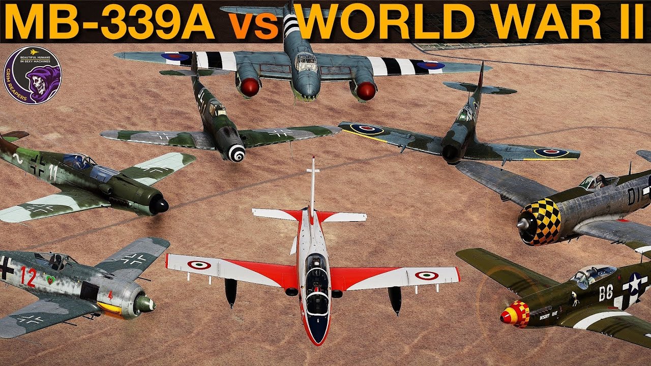 MB-339 vs ALL Of The WWII Warbirds: Dogfight | DCS