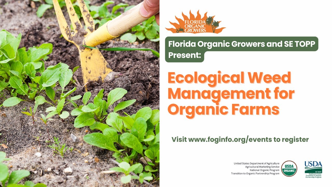 Ecological Weed Management for Organic Farms