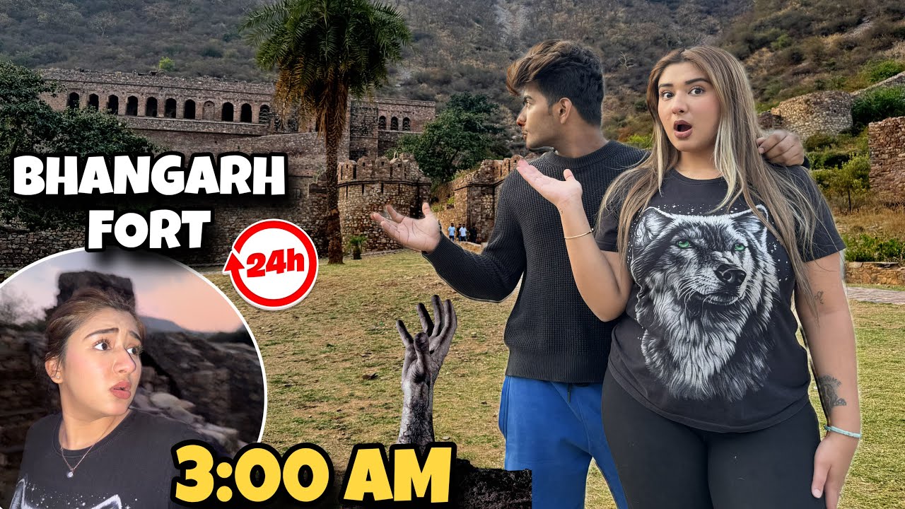 Surviving 24hrs With My Girlfriend At India’s Most Haunted Place Bhangarh*Gone Wrong 😭
