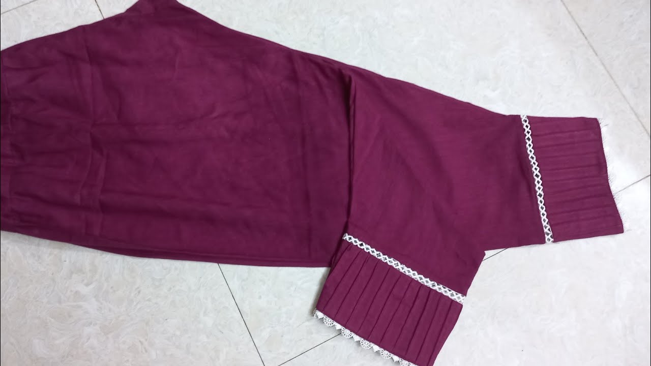 ডিজাইন সেলোয়ার কাটিং এবং সেলাই/Design selwar Cutting and Stitching