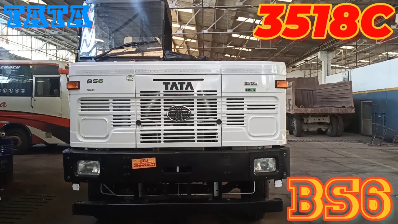 180hp Cummins Engine ke Saath LPT TATA 3518c BS6 Cowl Chassis 12 wheelers