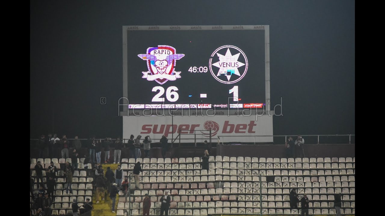 Etapa 14 / Academia Rapid Bucuresti - AFC Venus 26-1
