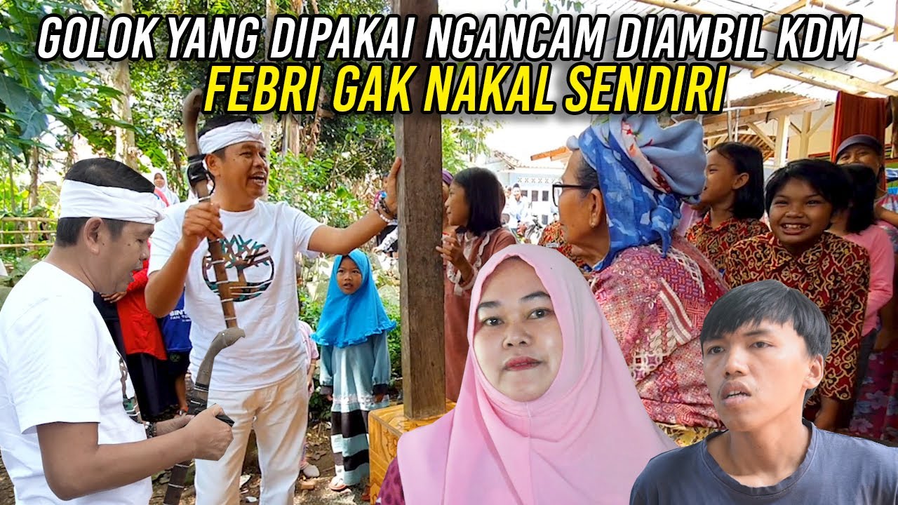 GOLOK YG BIASA DIPAKAI NG4NC4M DIAMBIL KANG DEDI | FEBRI DICURIGAI N4K4L GAK SENDIRIAN