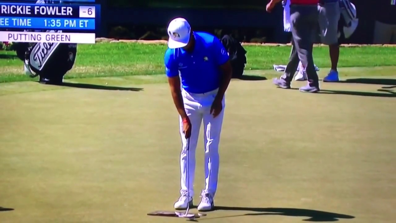 Rickie Fowler - Putting Warm Up/Practice (2018)