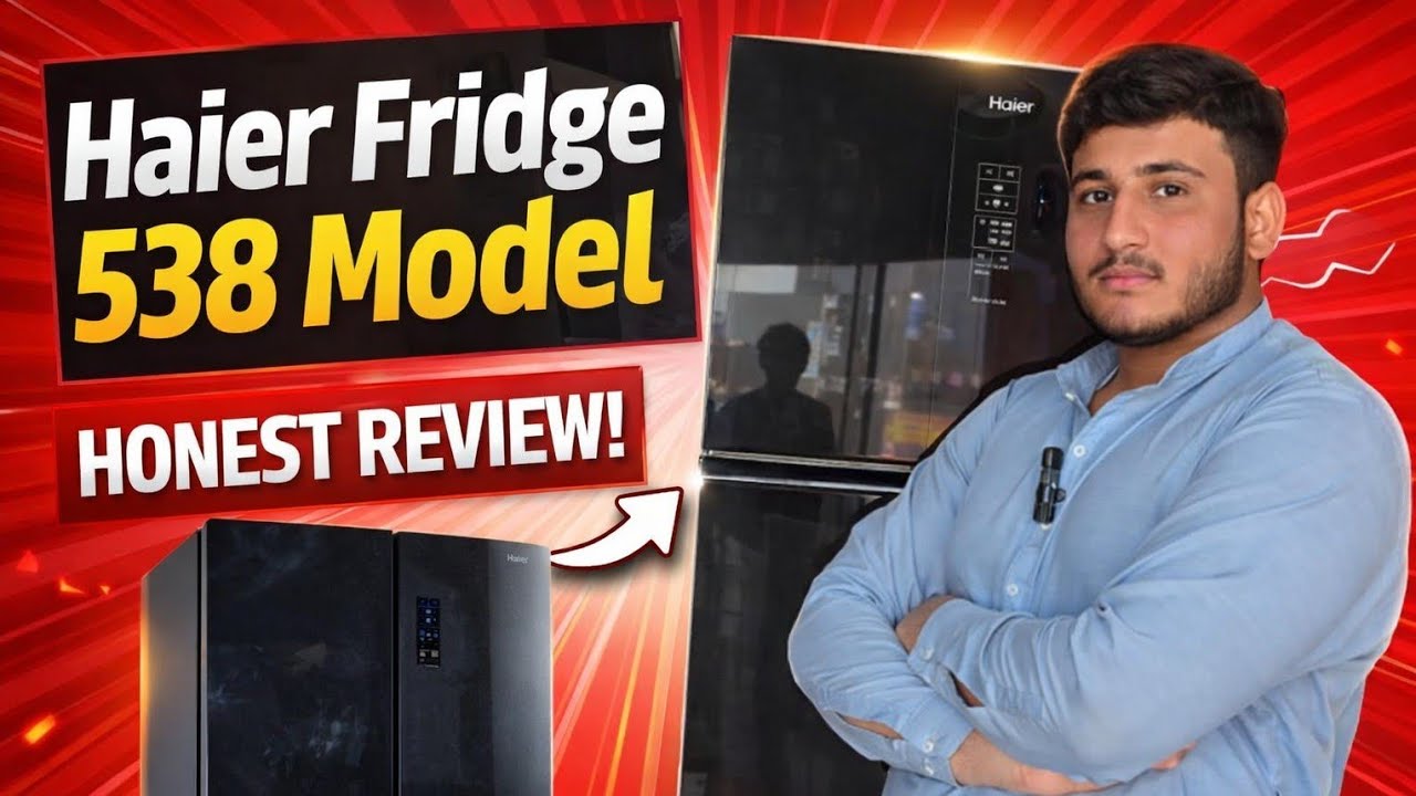 Haier HRF-538 Review 🔥 538L Side by Side Fridge | Price, Features & Honest Opinion