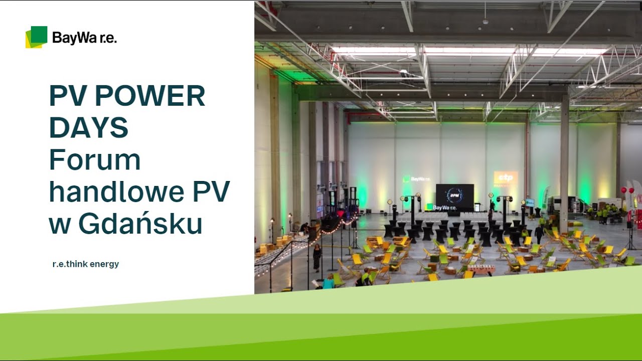PV POWER DAYS - forum handlowe PV w Gdańsku