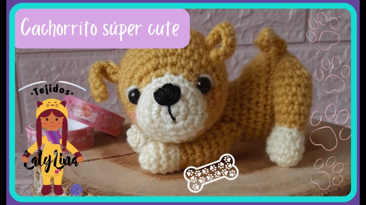 Como tejer un PERRITO 🐶🐾 AMIGURUMI #pasoapaso #crochet #tutorial