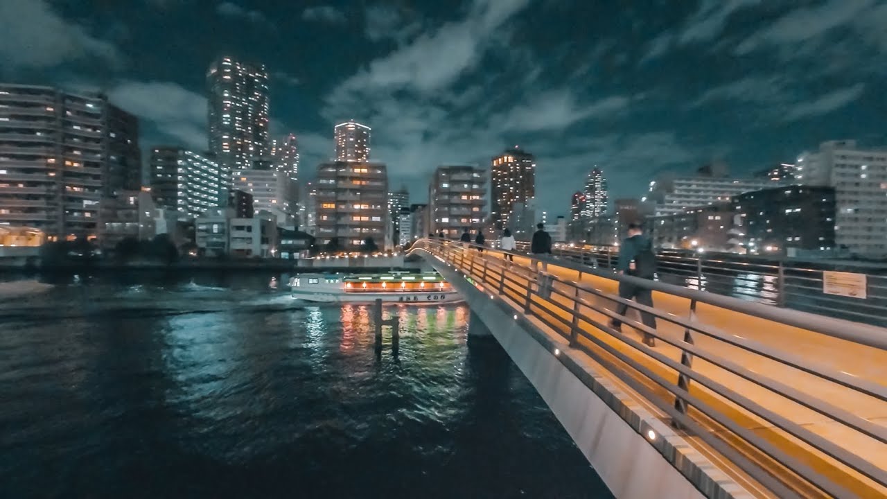 東京夜散歩～晴海トリトンスクエア 2023.10（Tokyo Night Walk: Harumi Triton Square）
