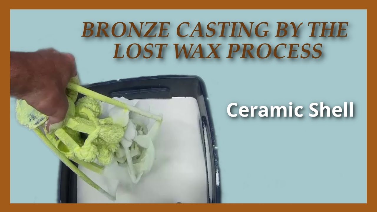 Bronze Casting By The Lost Wax Process. Part 2 - Ceramic Shell Application.