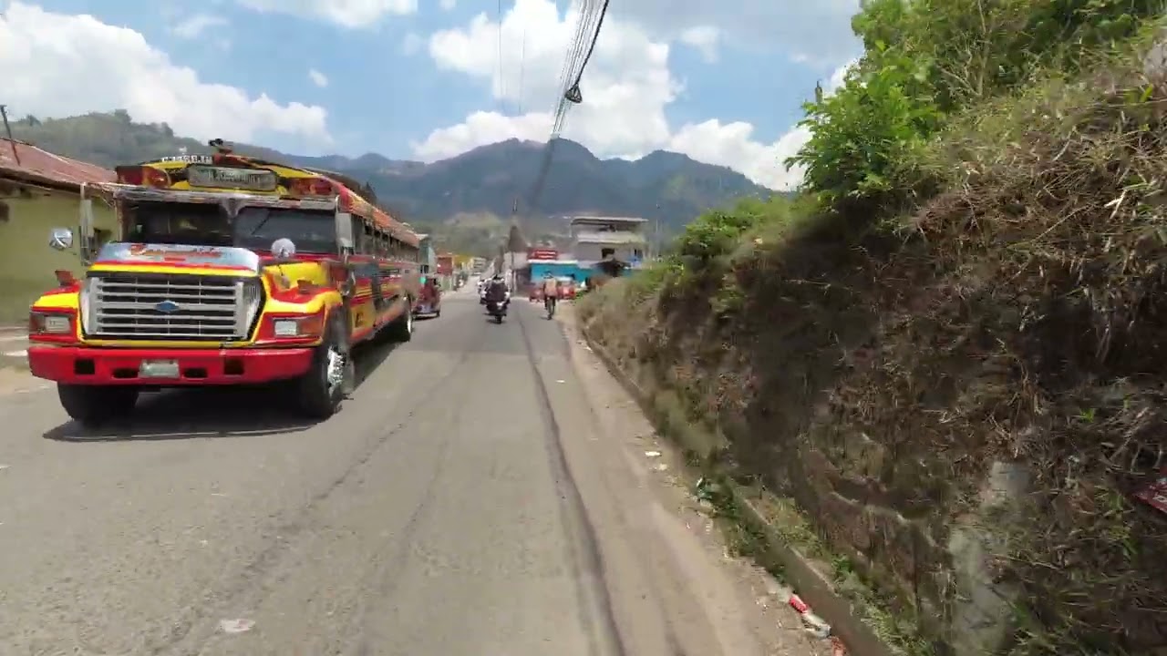 San José Pinula a Palencia (3) aldea El Paraíso, Guatemala 4K 60fps