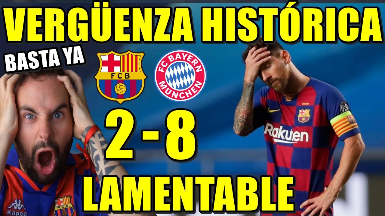 ¡HUMILLACIÓN HISTÓRICA! El BARÇA RECIBE un 2-8 del BAYERN y CAE ELIMINADO - ESTO ES DEMASIADO