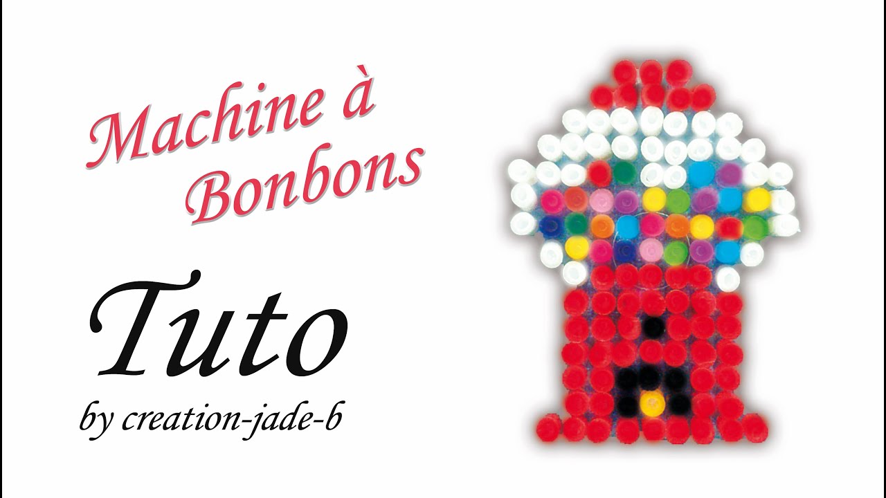 Tuto Perles à repasser (Hama) - Machine à Bonbons !