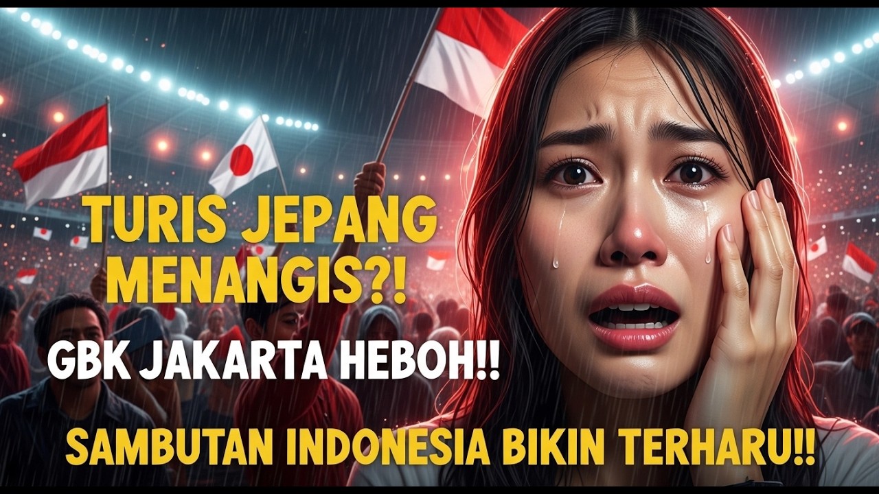 TERHARU SAMPAI MENANGIS! TURIS JEPANG TAK PERCAYA SAMBUTAN DI GBK