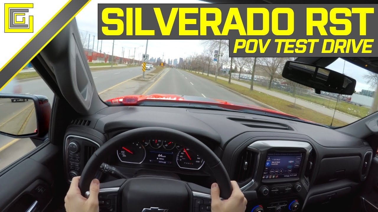 CHEVY SILVERADO 1500 RST - POV Truck Test Drive in the City