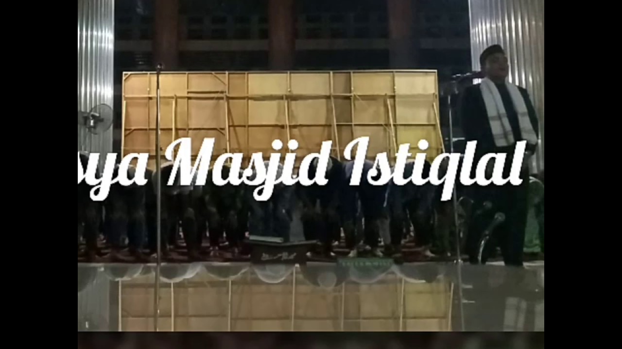 Imam Muadzin Masjid Negara Indonesia ISTIQLAL Jakarta Ust Qadarasmadi Rasyid S.Hum