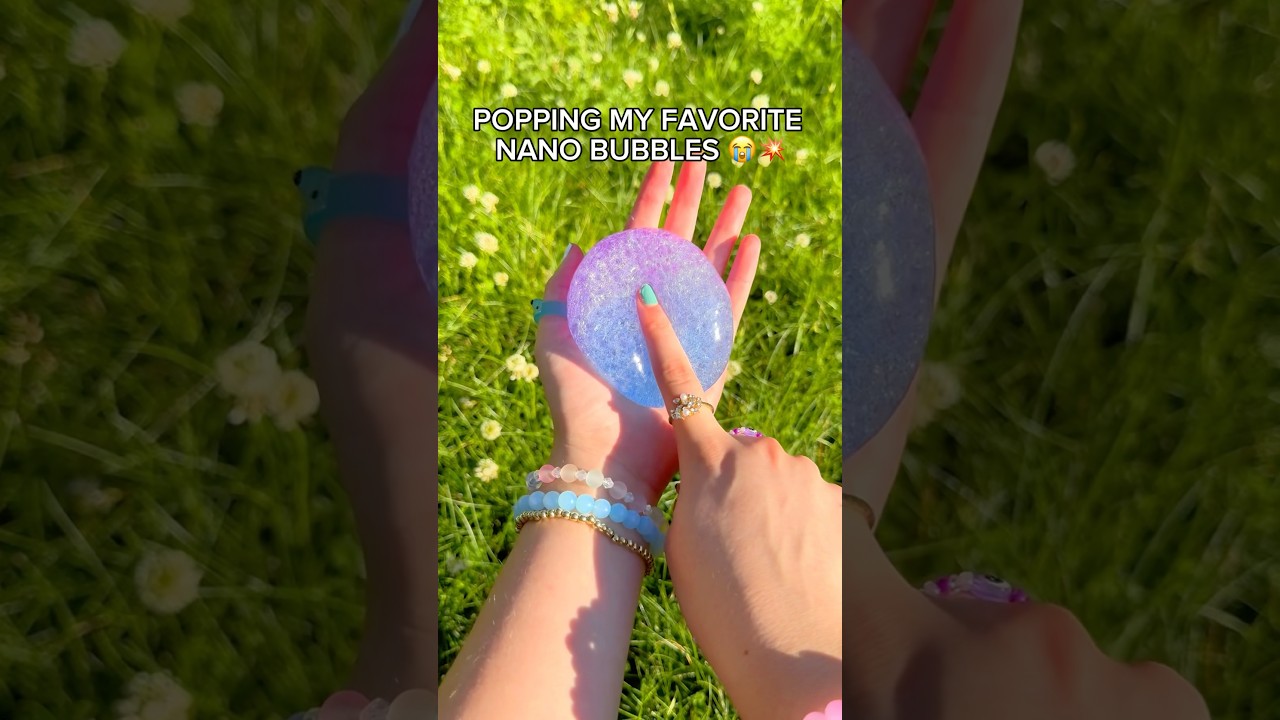 RATING the MOST SATISFYING NANO TAPE BUBBLE POPS! 😭💥🫧 *diy nano balloon asmr*