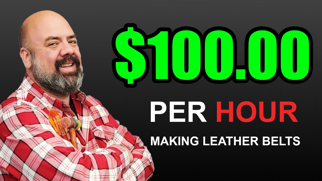 Secrets to Make MORE MONEY Crafting (I Made Leather Belts)