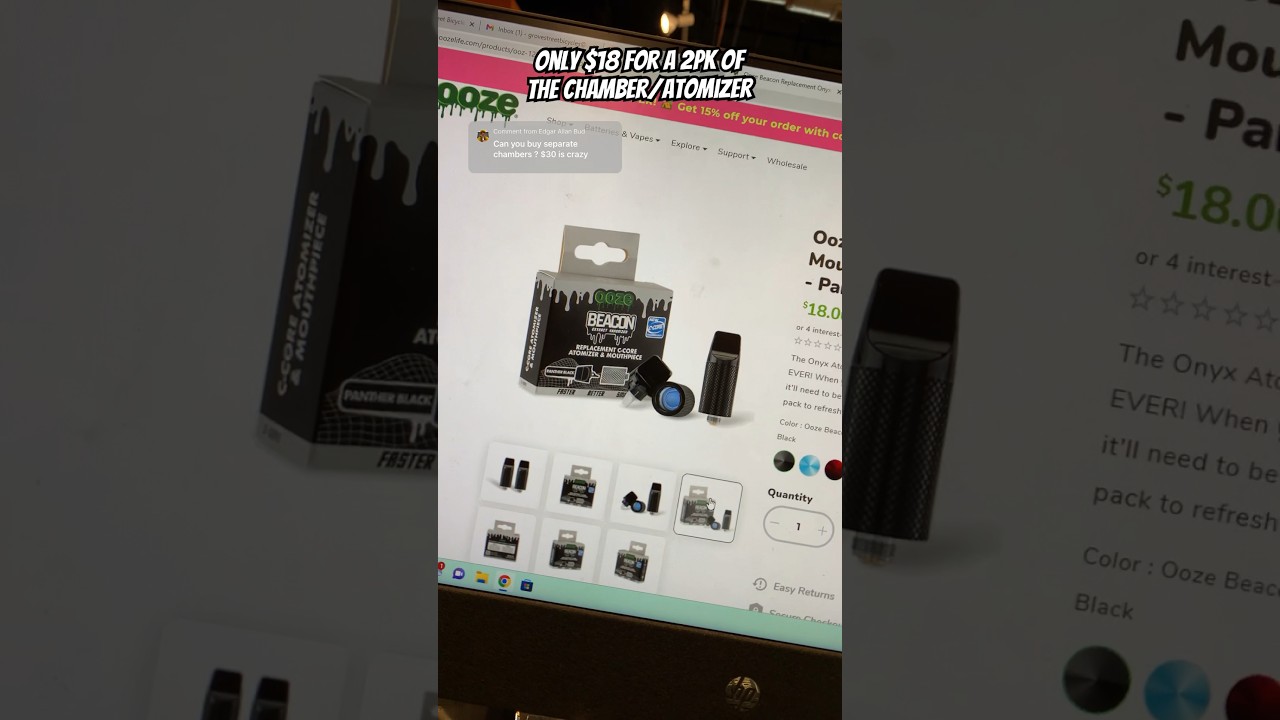 Ooze Beacon Replacement Atomizers Only $18!!