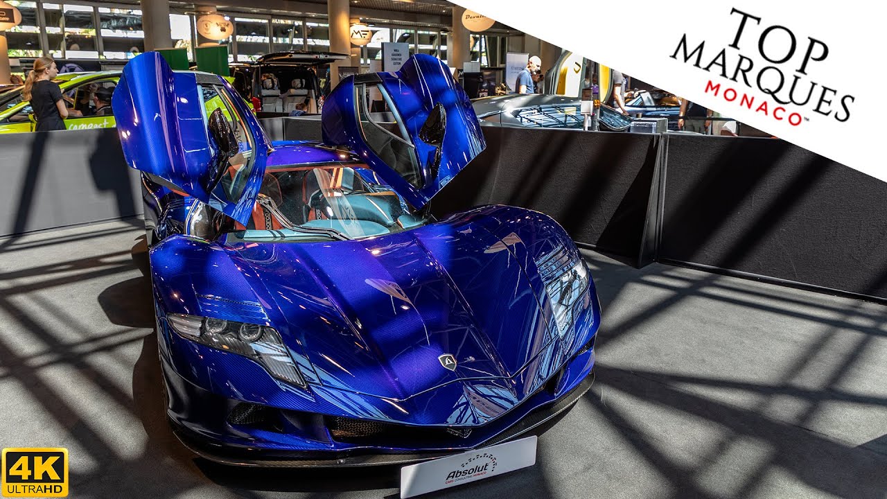 ALL THE CARS OF TOP MARQUES MONACO 2023 (REGERA, CENTODIECI, SIAN, etc ... ) [2023 4K]