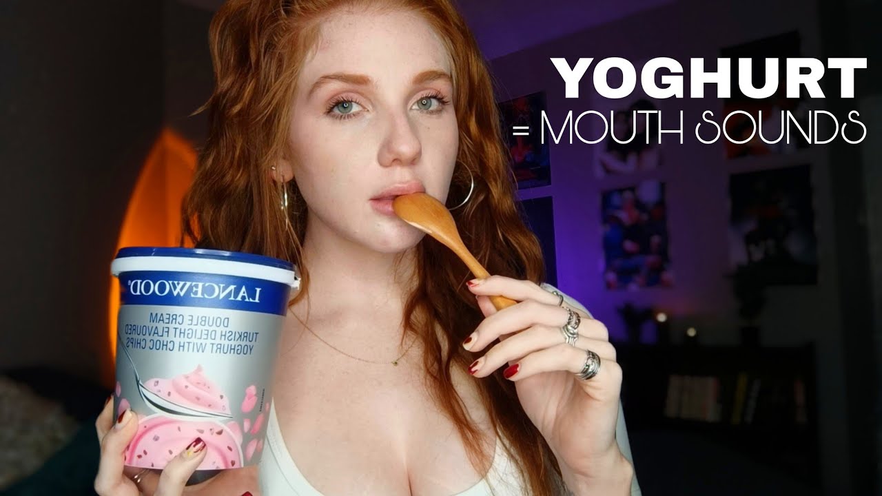ASMR | Eating Yoghurt SO Tingly ✨ (layered mouth sounds, looped, no talking excluding intro)